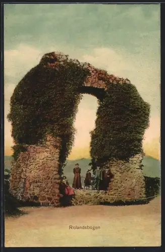 AK Rolandsbogen, Ruine Rolandsbogen