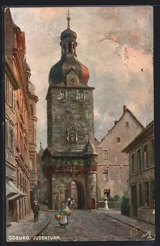 Künstler-AK Coburg, Judenturm
