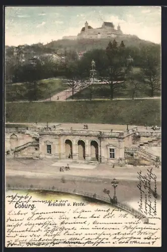 AK Coburg, Arkaden, Veste
