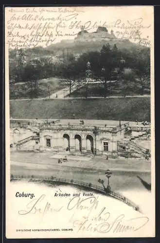 AK Coburg, Arkaden und Veste