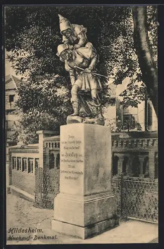 AK Hildesheim, Huckauf-Denkmal
