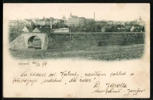 AK Josefstadt / Josefov / Jaromer, Totalansicht