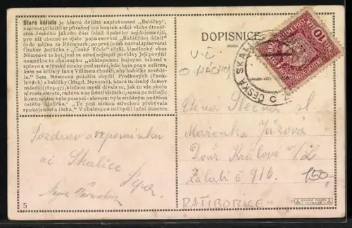 AK Ratiborice, Partie z Babiccina udoli