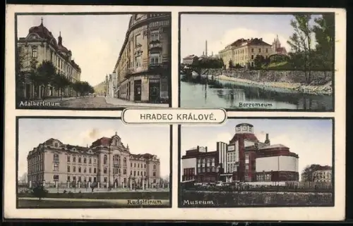 AK Hradec Králové, Borromeum, Rudolfinum, Museum, Adalbertinum