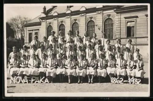 Foto-AK Nová Paka, Gruppenfoto 1932