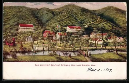 AK San Luis Obispo, CA, Hot Sulphur Springs