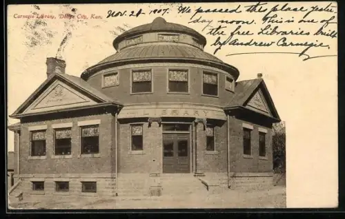 AK Dodge City, KS, Carnegie Library