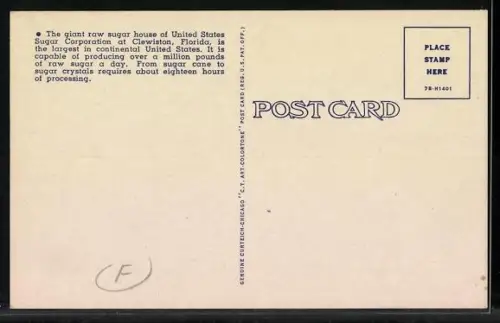 AK Clewiston, FL, Sugar House in the Everglades