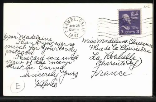 AK Carmel by the Sea, CA, Artistic Shops bordering Ocean Ave.