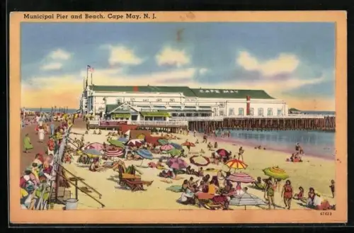 AK Cape May, NJ, Municipal Pier and Beach