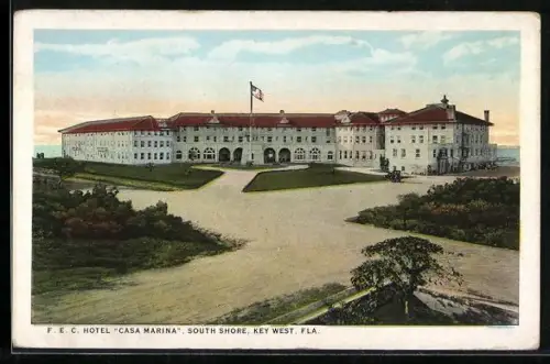 AK Key West, FL, F. E. C. Hotel Casa Marina, South Shore