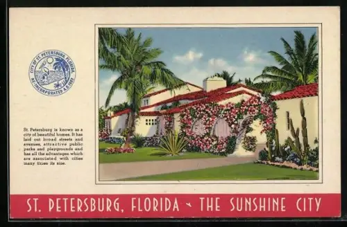 AK St. Petersburg, FL, The Sunshine City