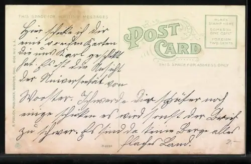 AK Wooster, OH, Bird`s Eye View of the University