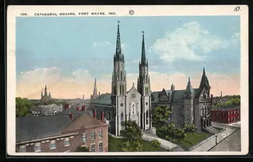 AK Fort Wayne, IN, Cathedral Square