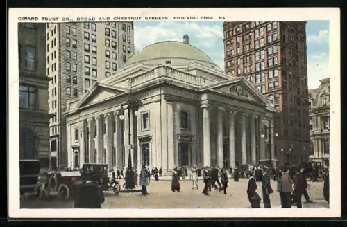 AK Philadelphia, PA, Girard Trust Co. Broad and Chestnut Streets