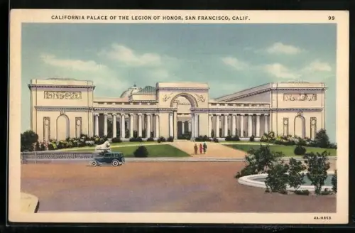 AK San Francisco, CA, California Palace of the Legion of Honor