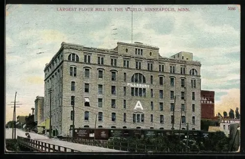 AK Minneapolis, MN, Largest Flour Mill in the World