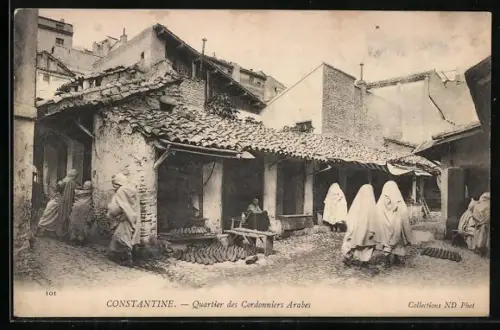 AK Constantine, Quartier des Cordonniers Arabes