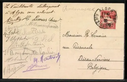 AK Timgad, Ruines Romanes, Vue generale prise du Theatre