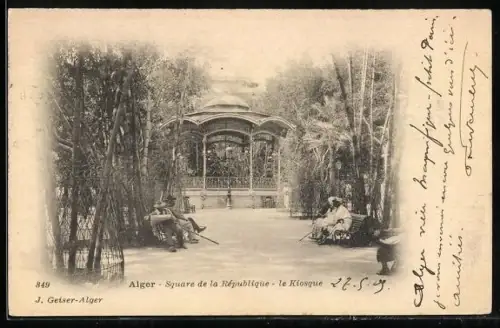AK Alger, Square de la République, le Kiosque