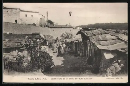AK Constantine, Habitations de la Tribu des Béni-Ramasses