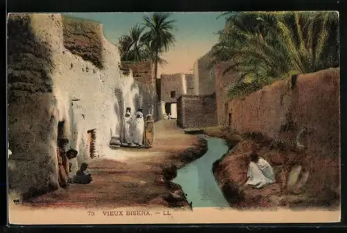 AK Biskra, Vieux Biskra, Rue