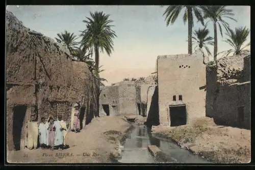 AK Biskra, Vieux Biskra, Une Rue