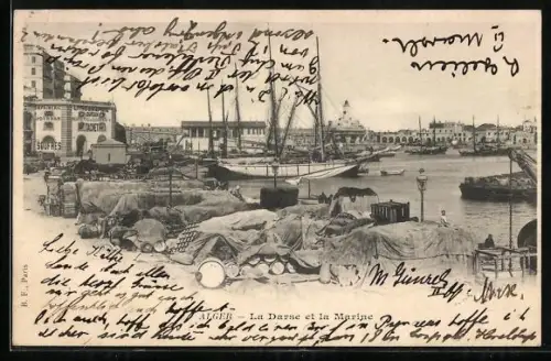 AK Alger, La Darse et la Marine