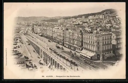 AK Alger, Perspective des Boulevards