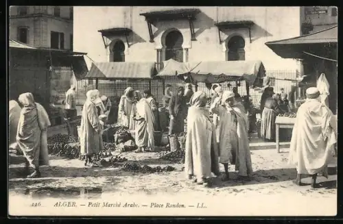 AK Alger, Petit Marche Arabe, Place Randon