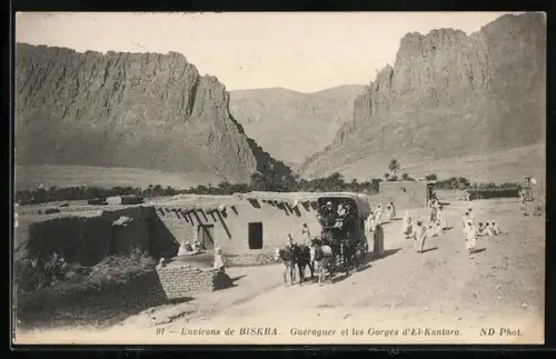 AK Biskra, Environs, Guéranguer et les Gorges d`El-Kantara