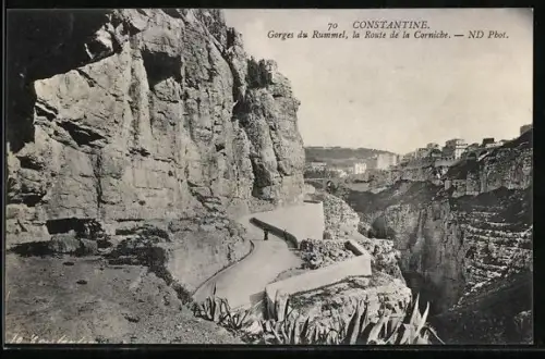 AK Constantine, Gorges du Rummel, la Route de la Corniche