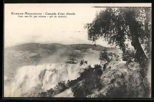 AK Hammam-Meskoutine, Cascade d`eau chaude