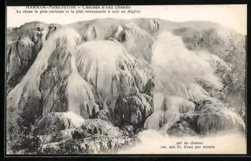 AK Hammam-Meskoutine, La Cascade d`eau chaude