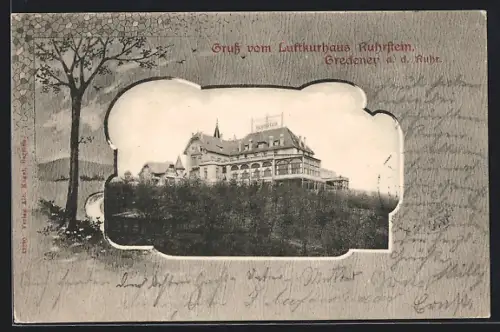 AK Bredeney a. d. Ruhr, Luftkurhaus Ruhrstein, Hotel und Pension, Inh. W. Hartmann