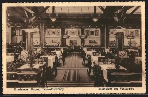 AK Essen-Bredeney, Restaurant Bredeneyer Krone, Inh. Gustav Schlesinger