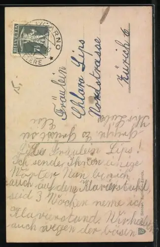 AK Schweiz, Costumi Ticinesi, Frauen am Brunnen