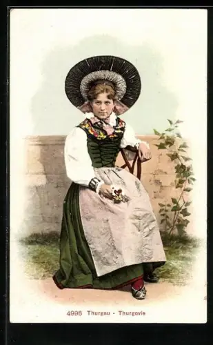 AK Thurgau, Schweizerin in Tracht