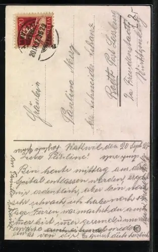 AK Zwei Toggenburger Sennen mit grossen Kuhglocken