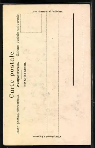 AK Hübsche Bernerin in Trachtenkleidung vor einer Gebirgskulisse