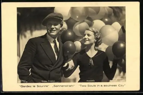 AK Filmszene aus Sonnenstrahl mit Gustav Fröhlich und Annabella