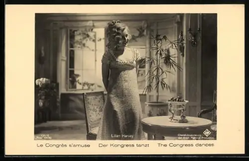AK Der Kongress tanzt, Filmszene mit Schauspielerin Lilian Harvey
