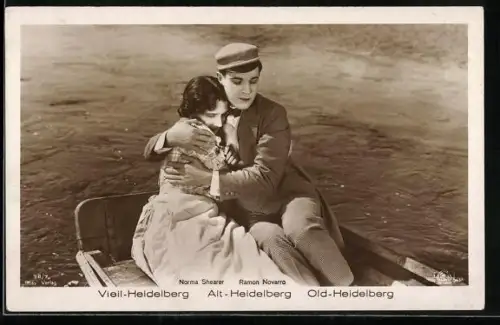 AK Alt-Heidelberg, Filmszene mit Norma Shearer und Ramon Novarro
