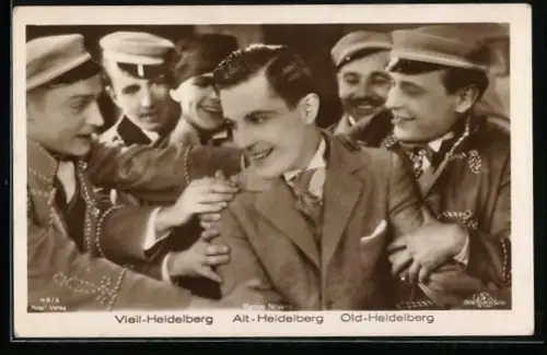 AK Alt-Heidelberg, Filmszene mit Ramon Novarro