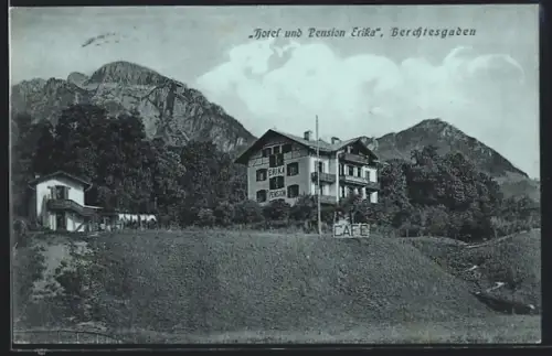 AK Berchtesgaden, Hotel und Pension Erika, Café