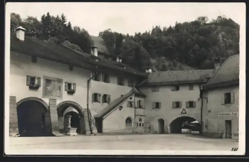 AK Berchtesgaden, Schlossplatz, Haus Gürtlér