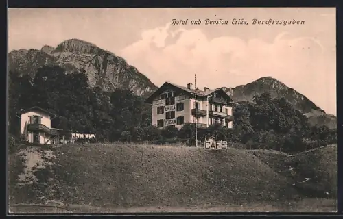 AK Berchtesgaden, Hotel und Pension Erika, Café