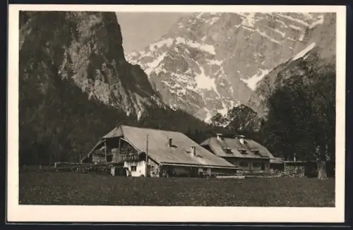 AK Berchtesgaden-Königssee, Auf der Hirschau