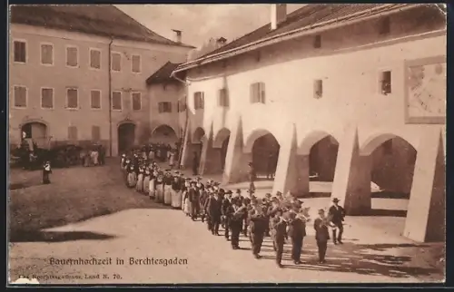 AK Berchtesgaden, Bauernhochzeit