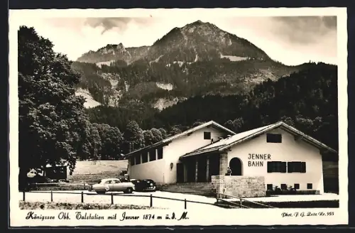 AK Königssee /Obb., Talstation Jennerbahn, Jenner